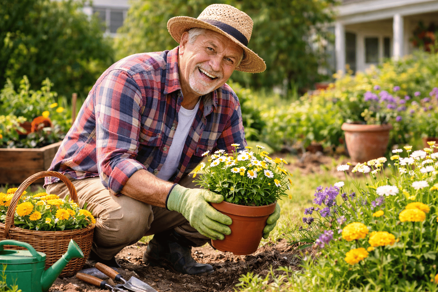 Display of natural ingredients like Arnica and Peppermint